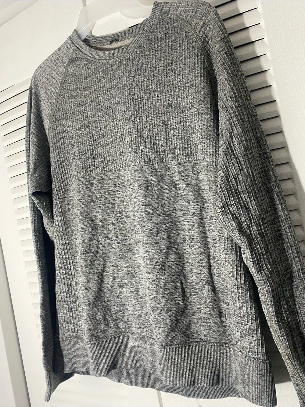 lululemon athletica Men's Heather Grey Crewneck Sweater